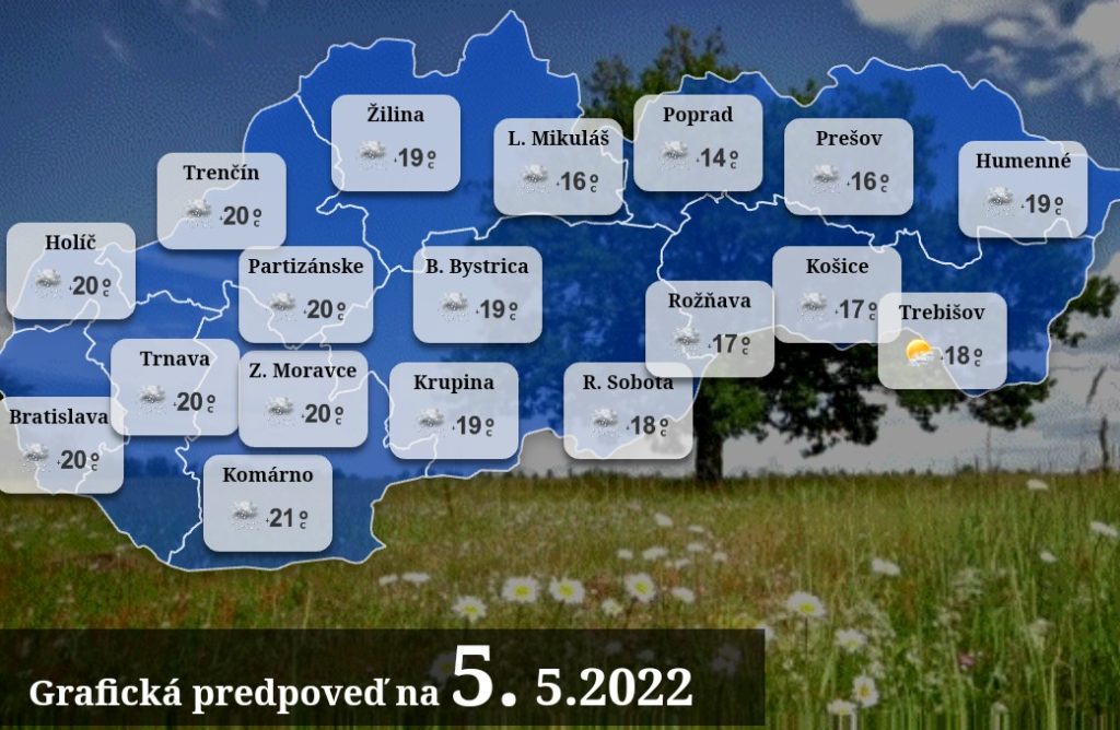 Dnes čakajte na viacerých miestach prehánky a búrky, tie môžu byť opäť nebezpečné